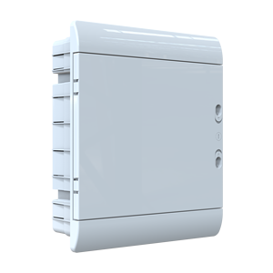 Caja de Distribución de Plástico ABS para PC, 330x370x107 mm, Capacidad para 24 MCB, Caja de Fusibles Empotrada, Clasificación IP40, 1.18 kg - Product Image 2