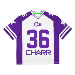 Maillot de football américain rétro personnalisé en gros, coupe ample, respirant, sublimé, pour adultes, 2025 - Product Image 3