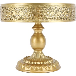 Support à gâteau en métal galvanisé à 2 niveaux, parfait pour les mariages, les fêtes et les desserts Design durable et élégant - Product Image 3