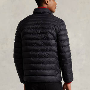 Men's Lightweight <b>Packable</b> Accent Puffer <b>Jacket</b> Waterproof Windproof Eco-Friendly Stand Collar Winter <b>Jackets</b> - Product Image 4