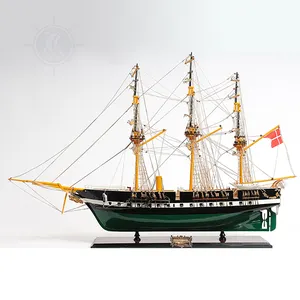 Fregatten Jylland Modell Schiff 80 cm handgefertigtes Holz mit Schauständer, sammlerisch, dekorativ, geschenk, Großhandel