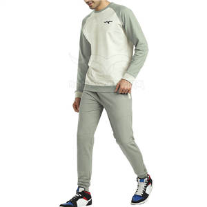 Conjunto de chándal cálido para hombre, jersey de manga larga, conjunto de chándal de invierno para hombre, chándal de algodón y poliéster - Product Image 1