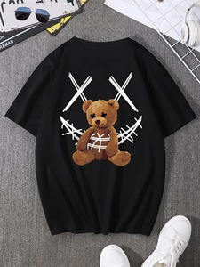 เสื้อยืดผู้ชายผ้าฝ้าย 100% สกรีนโลโก้ได้ คุณภาพสูง ระบายอากาศดี เหมาะสำหรับใส่ลำลองในฤดูร้อน - Product Image 4