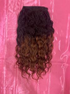 Pelo teñido ondulado, mechones de pelo de la máquina de trama 08-30 pulgadas de onda sedosa y extensiones de cabello humano indio crudo con cutícula alineada - Product Image 5