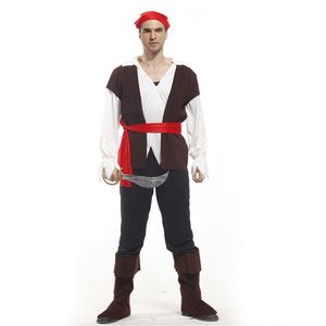 Costume de pirate pour homme adulte, Captain Jack Sparrow, pour Halloween, carnaval des Caraïbes, fête costumée, cosplay - Product Image 5