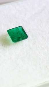 มรกตธรรมชาติที่สวยงามจาก zambia 1.43 CTS มรกตตัด AAA สีเขียวสวยขัดเงาสมบูรณ์แบบสำหรับการทำมัน - Product Image 4