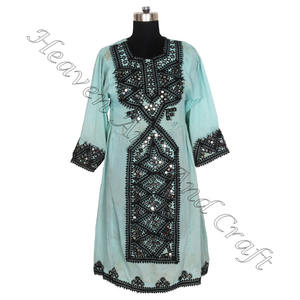 BDR042 Réel Vintage Brodé Kuchi Fait À La Main Robe Bohème Unique Robe Vintage À La Main Bohème Banjara Baluchi Robe - Product Image 3