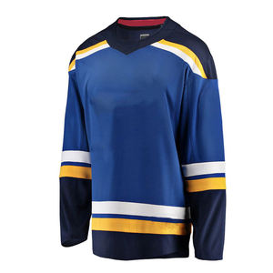 Jersey de hockey sobre hielo para hombre, ropa deportiva de manga larga con diseño 3d de sublimación hecha a medida, unisex, OEM, antilogotipo - Product Image 1