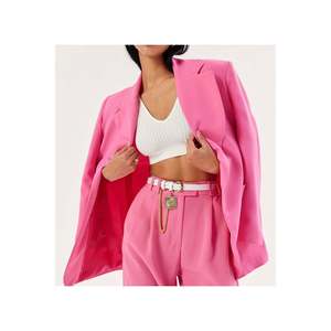 King Chain Medallion Detail Women's Trouser <b>Belt</b>, Jacket <b>Belt</b>, <b>Dress</b> <b>Belt</b>, Shirt <b>Belt</b> - WHITE - Product Image 4