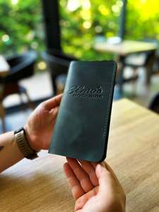 Titular de la factura Logotipo personalizado Restaurante Titular de la verificación de cuero genuino Invitado Presentador Titular de la factura 2017 - Product Image 3