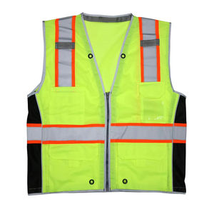 Chaleco de Seguridad para Topógrafo, Último Modelo, Personalizable (OEM), Material de Poliéster Transpirable, Antiestático, Alta Visibilidad, Antibacteriano - Product Image 1