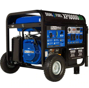 Mejores Ventas: Generador Portátil de Doble Combustible (Gas/Propano) de 10,000 Vatios con 3 Años de Garantía - Product Image 1