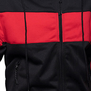 Ensemble de survêtement d'hiver pour homme personnalisé, manches longues, uni, fermeture éclair, sweat-shirt, pantalon de jogging, tenue de sport 2 pièces, tenue de sport, course à pied, entraînement - Product Image 5