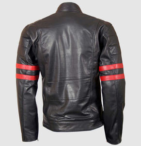 Última Venta caliente de calidad superior de diseño personalizado chaqueta de cuero real Streetwear cuello cuadrado de cuero al aire libre chaqueta de los hombres - Product Image 6