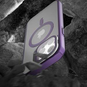 Funda Magnética Mate para Apple iPhone 16 Pro con Soporte y Protección de Cámara, Diseño de Armadura de TPU y PC - Product Image 4