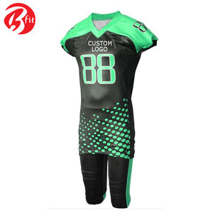 Custom Youth American <b>football</b> Tops Tackle Twill Embroidered and Sublimated American <b>Football</b> Jersey - Product Image 2