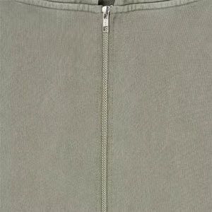 Sweat-shirts unisexes à fermeture éclair 100% coton, en molleton/éponge française, respirants, séchage rapide, coupe classique - Product Image 5