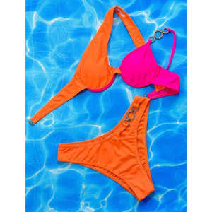 Ensemble de maillots de bain bikini de style sexy taille standard, fabricant en gros, prix raisonnable, soutien-gorge et culotte pour femmes, ensemble de bikini - Product Image 3