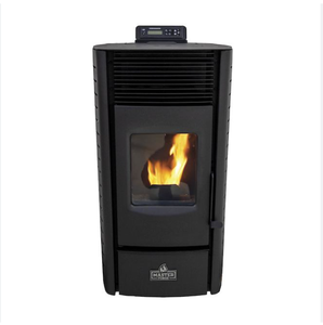 Freestanding Modern Aluminum Pellet <b>Stove</b> Large Heat Output Temperature Control Eco-Friendly 2-Year Warranty for Hotels Villas - Product Image 2