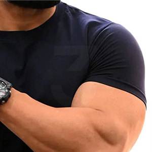 OEM Sports Clothing <b>Men</b> Gym T Shirts Designed With Smooth <b>Stretch</b> Fabric For Athletic Training Running And Workout Performance - Product Image 3