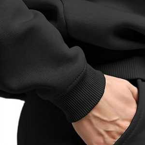 Sweat-shirt à capuche décontracté pour hommes et femmes, pull de couleur unie, personnalité de la rue, cadeaux personnalisés, bricolage personnalisé LOGO de votre marque - Product Image 4