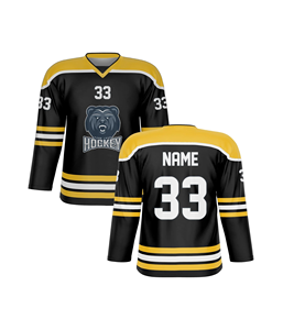 Maillots de hockey sur glace rétro personnalisés, vêtements d'équipe de sport rétro, polyester, avec design imprimé par sublimation - Product Image 1