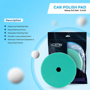 Tampon de polissage professionnel Clayton Car Care Heavy Cut 6 pouces (CL-HCP) en mousse haute densité pour une brillance impeccable - Product Image 6