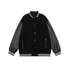 Chaqueta Universitaria de Béisbol Personalizada con Bordado de Lana, Camuflaje, Algodón, Estilo Letterman, para Hombre, Talla Grande, Ecológica - Product Image 3