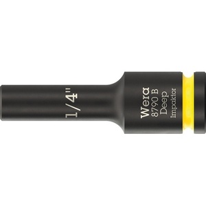 WERA 63mm Long Impactor Deep 3/8 Inch 1/4 Inch <b>Socket</b> Insert - Product Image 1