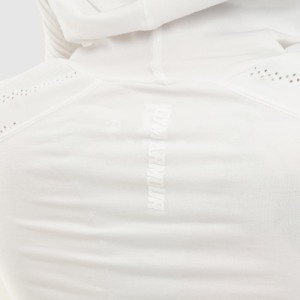 Breathable Seamless <b>Crop</b> <b>Top</b> <b>White</b> Knitted Fabric Comfortable and Snug - Product Image 5