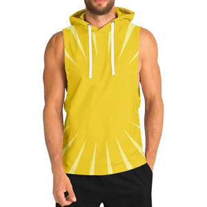 Sweat-shirt à capuche pour homme en coton 100% pour l'automne et l'hiver, veste d'entraînement fitness respirante à séchage rapide, vêtements de sport - Product Image 1