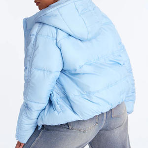 Tela de poliéster de color personalizado aceptada, ropa de calle de moda, calidad de estilo cómodo, ajuste relajado, chaqueta térmica y a prueba de viento 2026 - Product Image 4