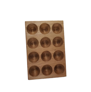 ที่ใส่ไข่ทำจากไม้แนวชนบทที่ใส่ไข่ตั้งโต๊ะทำจากไม้เนื้อแข็งขนาดพิเศษใช้ในครัวเรือน - Product Image 1