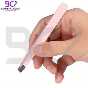 Stainless Steel Slanted Tip Durable Eyebrow Tweezers <b>Makeup</b> <b>Tool</b> for Home and Beauty Salon Use Precise Hair Removal and Shaping - Product Image 3