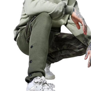 กางเกงเล่นยิมของผู้ชายกางเกงวอร์มลำลองแนวสตรีทสวมใส่สบายสำหรับวิ่งจ๊อกกิ้งเอวกลางมีเชือกผูก - Product Image 3