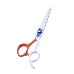Ciseaux de coiffure professionnels en acier inoxydable à pointe fine pour barbier, avec manche en plastique confortable - Product Image 2