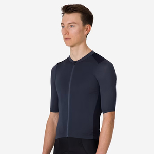 Nouveau design de vêtements de sport Maillot de cyclisme uni vierge pour hommes à vendre Maillot de cyclisme à manches courtes à séchage rapide et respirant - Product Image 4
