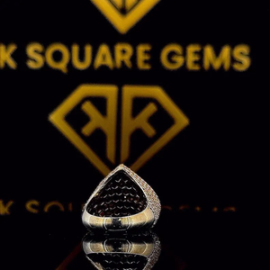 Bague unisexe en moissanite entièrement pavée en forme de cœur chrétien, style hip-hop, taille ronde, pour mariages et cadeaux - Product Image 5