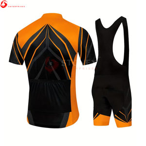 Nouveaux ensembles d'uniformes de cyclisme pour hommes, design tendance, logo personnalisé, taille plus, haute qualité, 100% polyester - Product Image 2