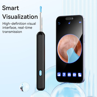 Suear B6 5MP 4.4mm wifi oreille endoscope caméra cérumen dissolvant avec caméra