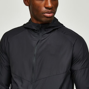 Conjunto de Dos Piezas de Chaqueta y Pantalones Deportivos Cortavientos Casuales con Capucha y Logotipo Personalizado para Hombre, Transpirable, al por Mayor, OEM - Product Image 3