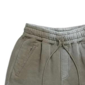 Venta al por mayor ácido lavado pantalones cortos para los hombres de primera calidad de algodón francés Terry verano Streetwear pantalones cortos de lavado de gran tamaño - Product Image 6