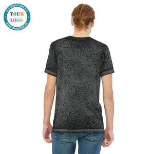Logotipo personalizado DTG impresión ligera 100% algodón gráfico camiseta para hombres - Product Image 3