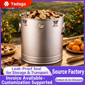 Conteneur hermétique en acier inoxydable avec hygromètre, boîte à thé étanche à l'humidité, pot de stockage de riz - Product Image 2