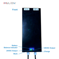 Mini UPS Mylion MU248 con Batería LiFePO4 de 24V 3A y 48V 1A, Monofásico, Carcasa Anti-Incendios, Energía de Respaldo para Dispositivos IoT y Telecomunicaciones