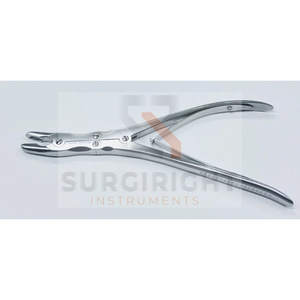 Coupe-os chirurgical Rongeur d'os manuel en acier certifié CE de 14cm pour la chirurgie orale et orthopédique par Surgiright Instruments - Product Image 2