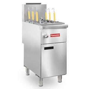 LISTO PARA ENVIAR: Cocedor de pasta comercial a gas natural con 6 cestas, control preciso de temperatura y apagado automático del gas. - Product Image 2