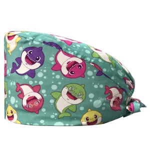 Cappello da Chef, Berretto Unisex per Personale Medico, Copricapo Regolabile per Capelli e Barba, Cappello Chirurgico con Fascia in Cotone Multicolore - Product Image 2