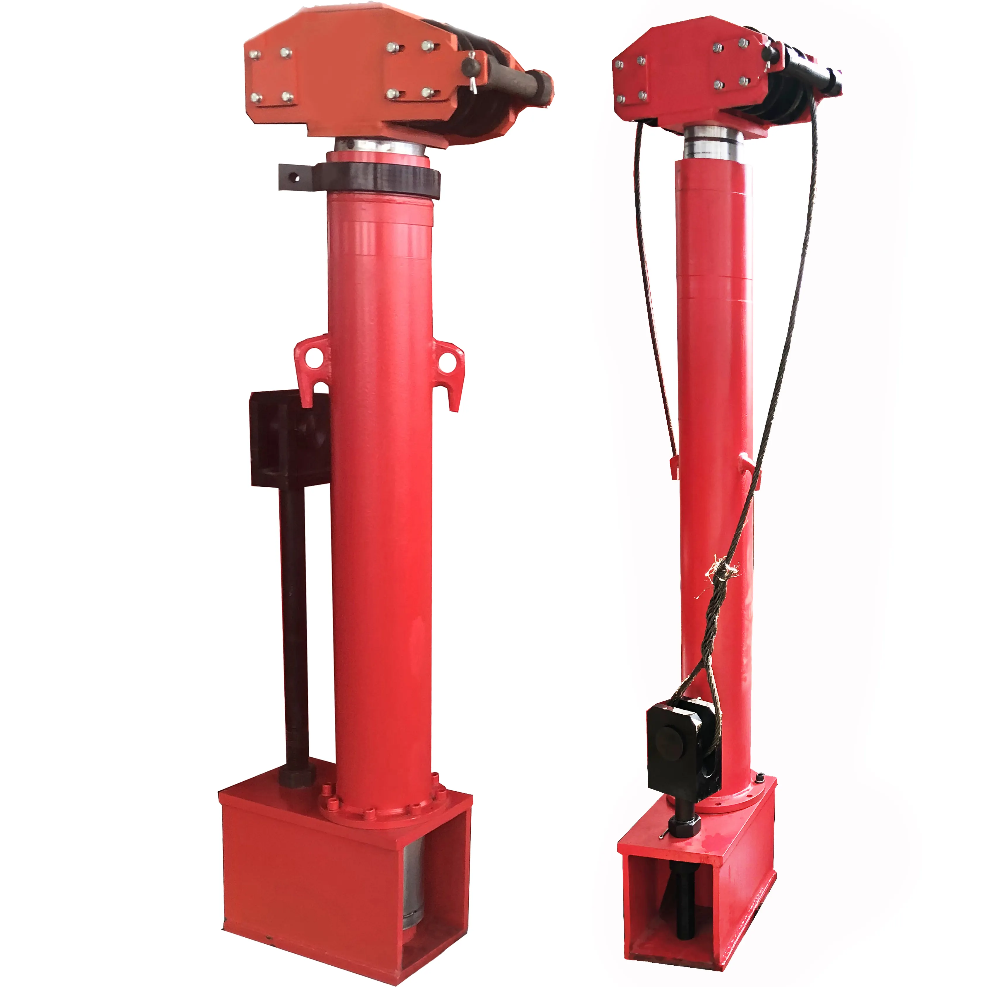 Advanced Two Stage Hydraulic Jack Machine Jack For Lifting Tanks