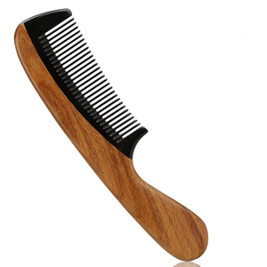 Peigne en bois de corne de buffle 100% naturel et écologique, taille et forme personnalisables pour coiffer les cheveux PAR MULTI CRAFT - Product Image 3